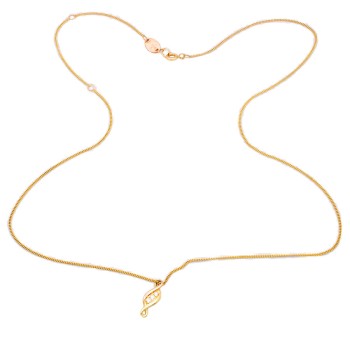 9ct 2-tone gold Clogau Pendant with chain